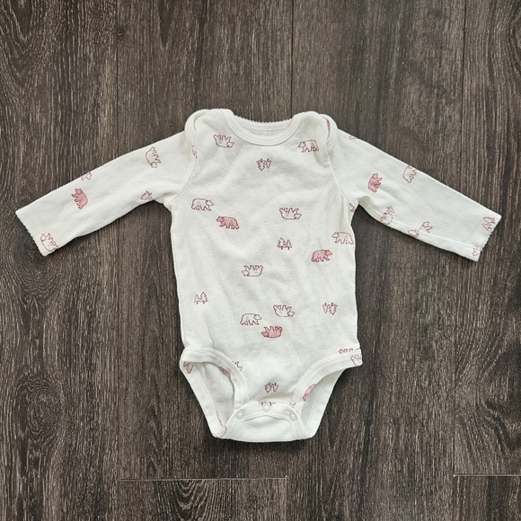 Carter's Baby Girl 3pc Pink Bear Outfit 6M - Picture 2 of 10